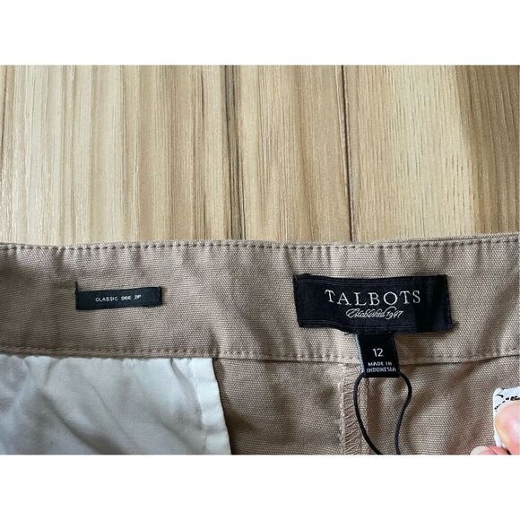 NWT TALBOTS Pants Classic Side Zip 12 - Picture 2 of 8